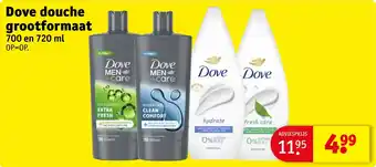 Kruidvat Dove douche grootformaat aanbieding