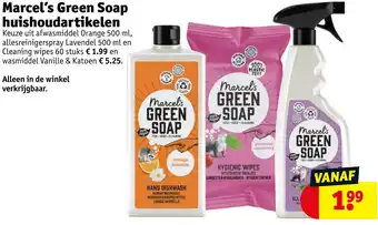 Kruidvat Marcel's Green Soap huishoudartikelen aanbieding