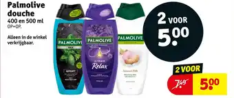 Kruidvat Palmolive douche aanbieding