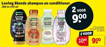 Kruidvat Loving blends shampoo en conditioner aanbieding