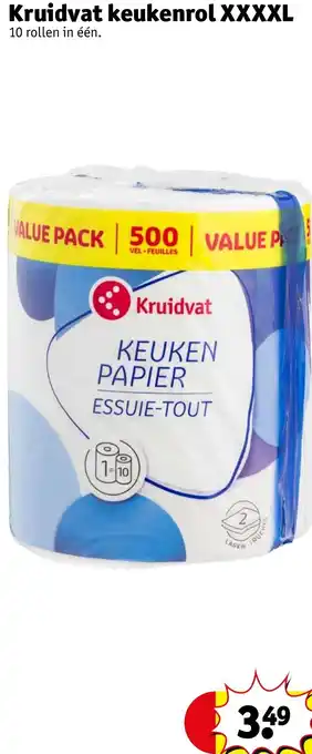 Kruidvat Kruidvat keukenrol XXXXL aanbieding