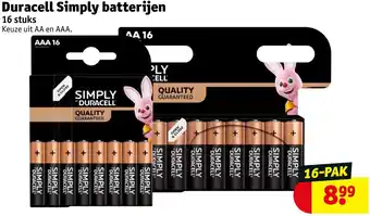 Kruidvat Duracell Simply batterijen aanbieding