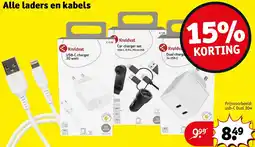 Kruidvat Alle laders en kabels aanbieding