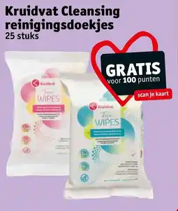 Kruidvat Kruidvat Cleansing reinigingsdoekjes aanbieding