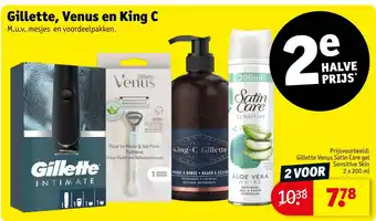 Kruidvat Gillette venus en king c aanbieding