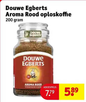 Kruidvat Douwe egberts aroma rood oploskoffie aanbieding