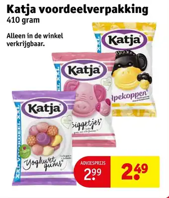 Kruidvat Katja voordeelverpakking aanbieding