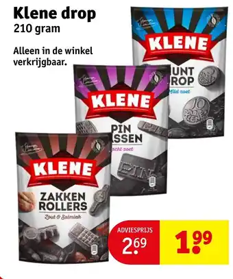 Kruidvat Klene drop aanbieding