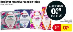 Kruidvat Kruidvat maandverband en inleg aanbieding