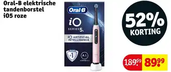 Kruidvat Oral-b elektrische tandenborstel 105 roze aanbieding