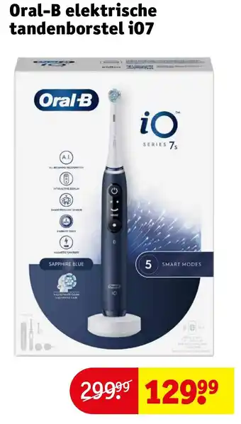 Kruidvat Oral-b elektrische tandenborstel i07 aanbieding