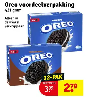 Kruidvat Oreo voordeelverpakking aanbieding