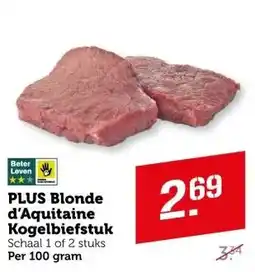 Coop Plus blonde d aquitaine kogelbiefstuk aanbieding