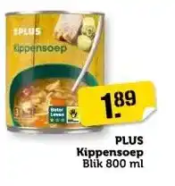 Coop Plus kippensoep aanbieding