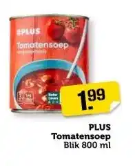 Coop Plus tomatensoep aanbieding