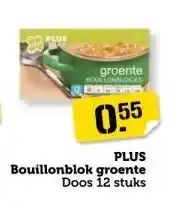 Coop Plus bouillonblok groente aanbieding