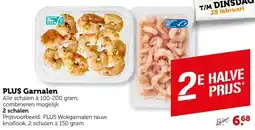 Coop Plus garnalen aanbieding