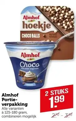 Coop Almhof portie verpakking aanbieding