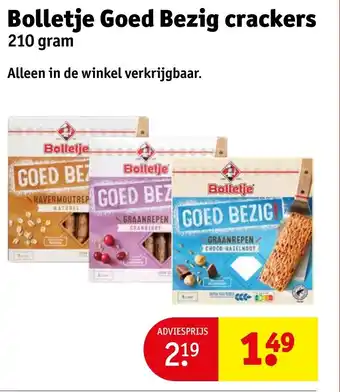 Kruidvat Bolletje goed bezig crackers aanbieding