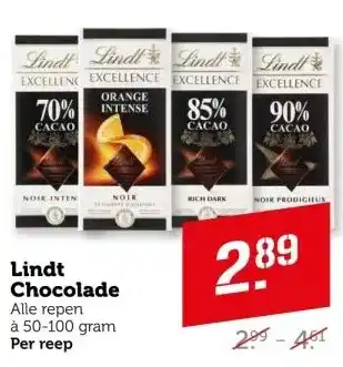 Coop Lindt chocolade aanbieding