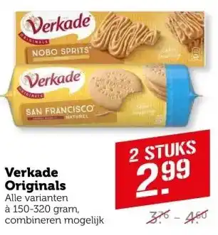 Coop Verkade originals aanbieding