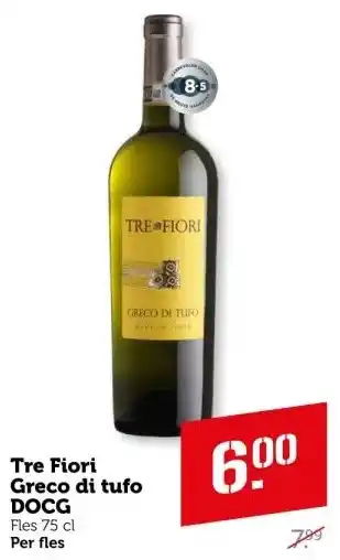 Coop Tre fiori greco di tufo docg aanbieding