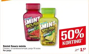 Coop Smint sours mints aanbieding