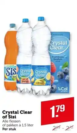 Coop Crystal clear of sisi aanbieding