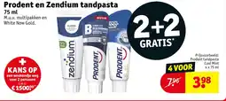 Kruidvat Prodent en Zendium tandpasta aanbieding