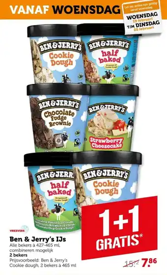 Coop Ben & jerry's ijs aanbieding