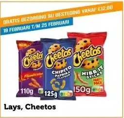 Coop Lays cheetos aanbieding