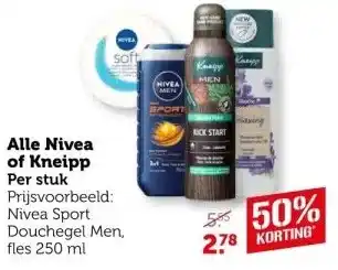 Coop Alle nivea of kenipp aanbieding