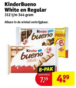 Kruidvat Kinderbueno white en regular aanbieding