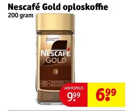 Kruidvat Nescafé gold oploskoffie aanbieding