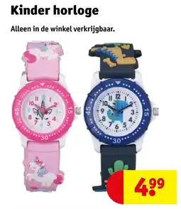 Kruidvat Kinder horloge aanbieding