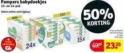 Kruidvat Pampers babydoekjes aanbieding