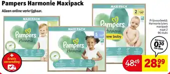 Kruidvat Pampers Harmonie Maxipack aanbieding