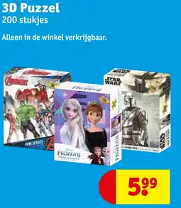 Kruidvat 3d puzzel aanbieding