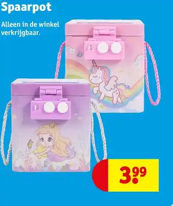 Kruidvat Spaarpot aanbieding