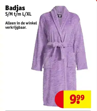 Kruidvat Badjas aanbieding