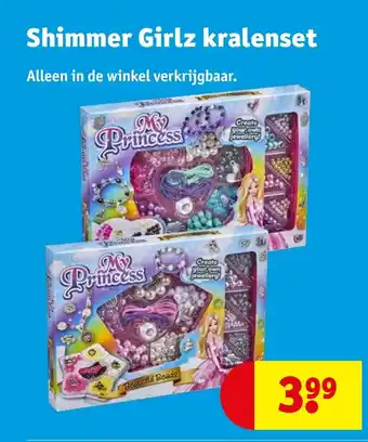 Kruidvat Shimmer girlz kralenset aanbieding