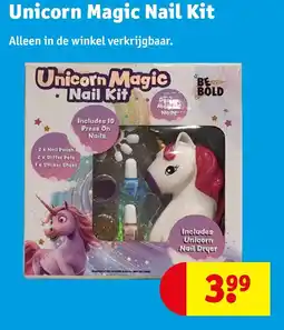 Kruidvat Unicorn magic nail kit aanbieding