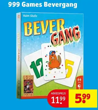 Kruidvat 999 games bevergang aanbieding