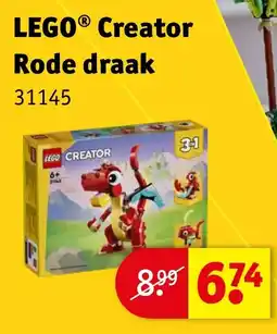 Kruidvat Lego creator rode draak aanbieding