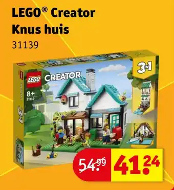 Kruidvat Lego creator Knus huis aanbieding