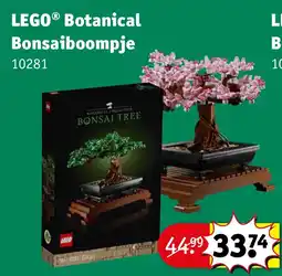 Kruidvat Lego botanical bonsaiboompje aanbieding