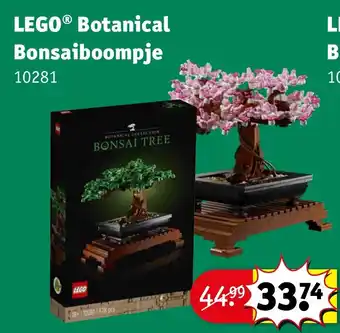 Kruidvat Lego botanical bonsaiboompje aanbieding