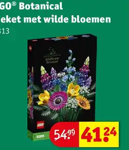 Kruidvat Lego botanical boeket met wilde bloemen aanbieding