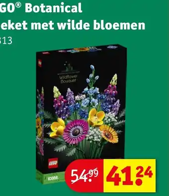 Kruidvat Lego botanical boeket met wilde bloemen aanbieding