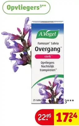 Kruidvat A.Vogel Famosan Salvia Overgang aanbieding